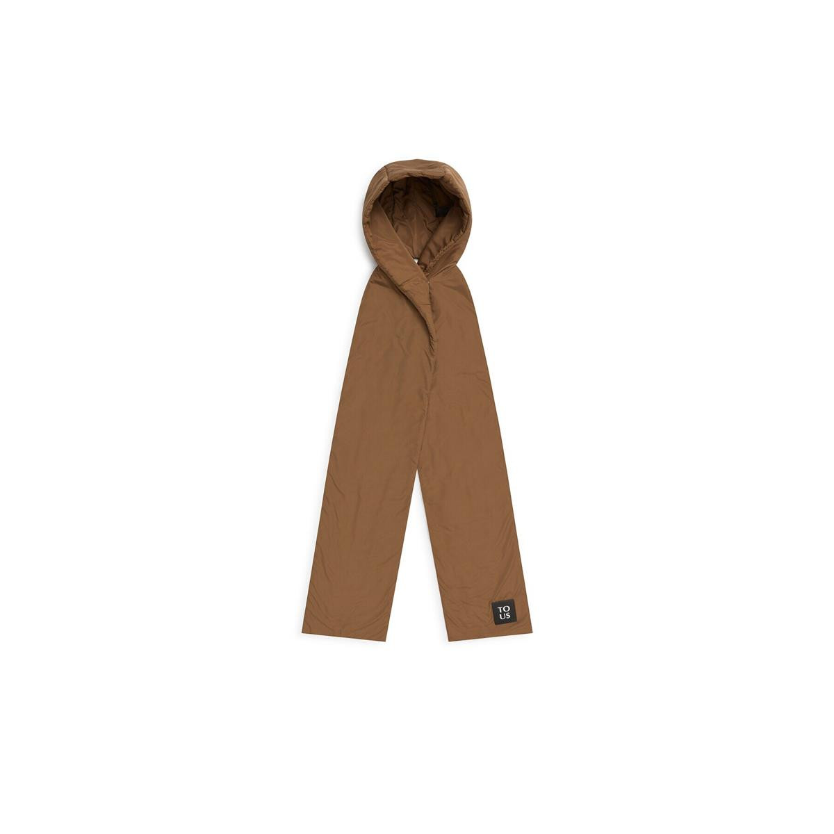 BUFANDA TOUS BALLOON QUILTED HOODED MARRóN  TOUS