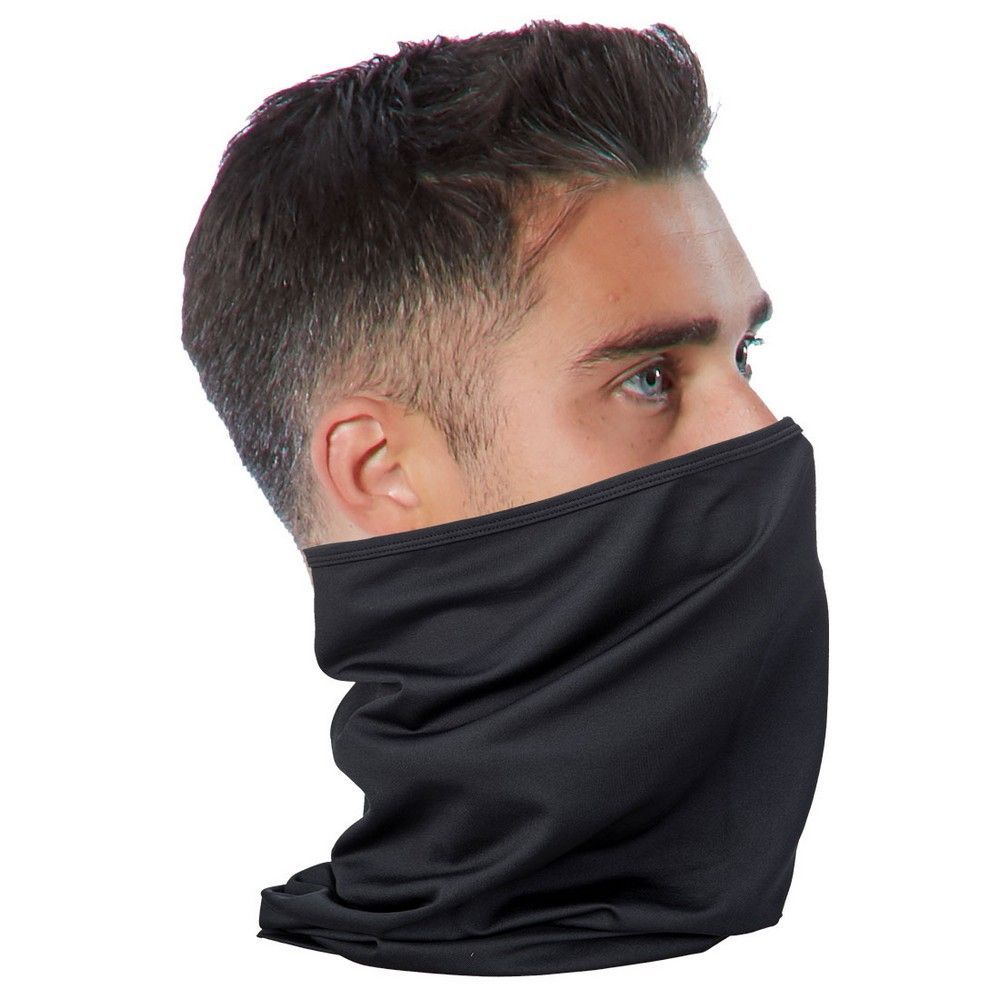 Bufanda tubular antimicrobiana Negra 