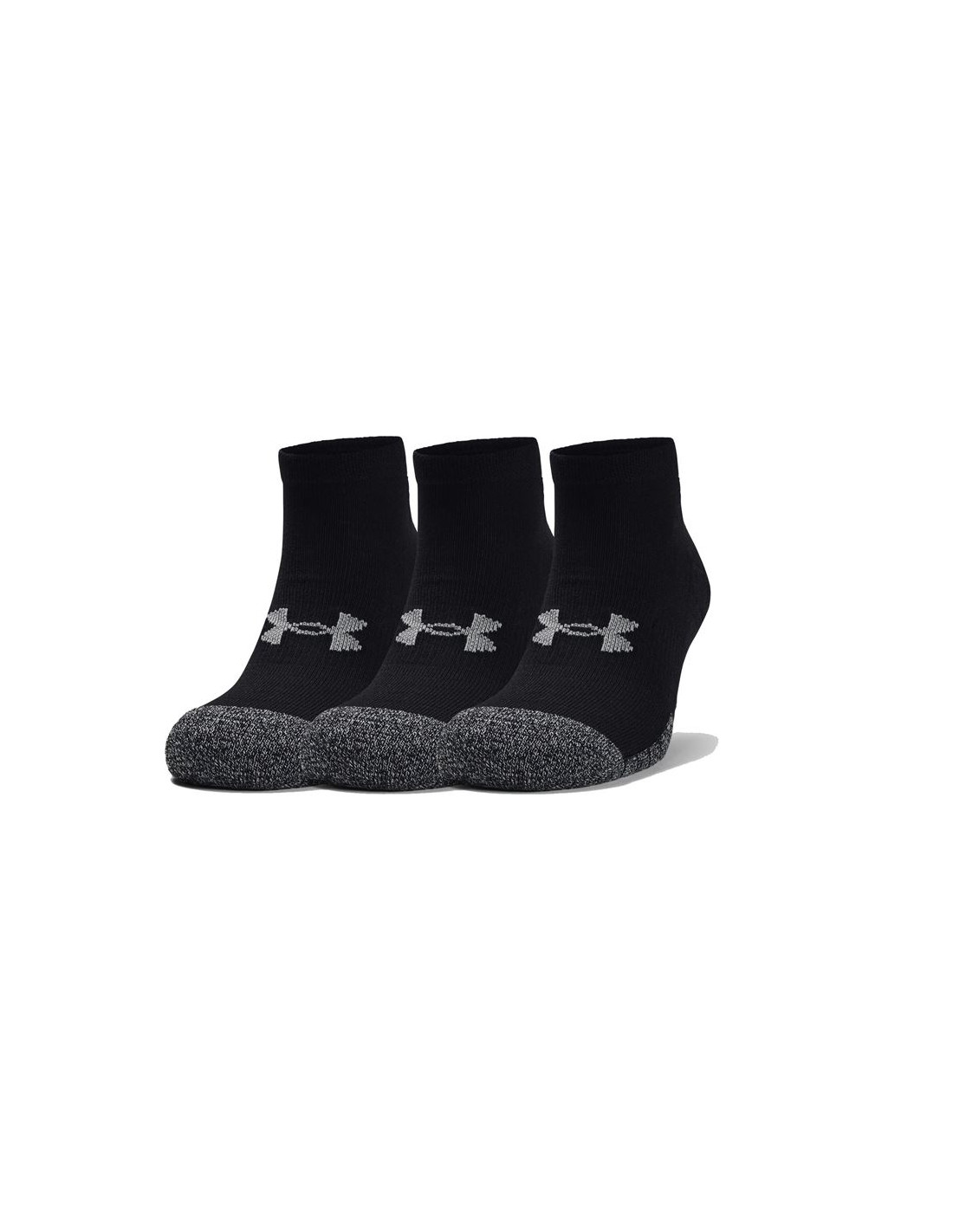 Calcetines cortos Under Armour Heatgear Negro (3 pares)