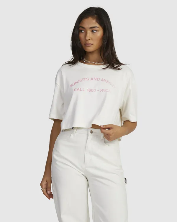 CALL RVCA  CAMISETA DE CORTE RELAJADO PARA MUJER