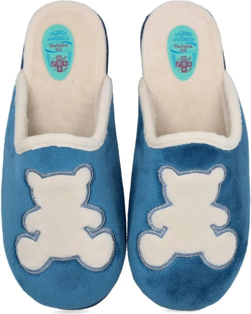 Calzado de casa L&R SHOES  de Mujer NATALIA 8006 ZAPATILLAS DE CASA PARA MUJER  JEANS