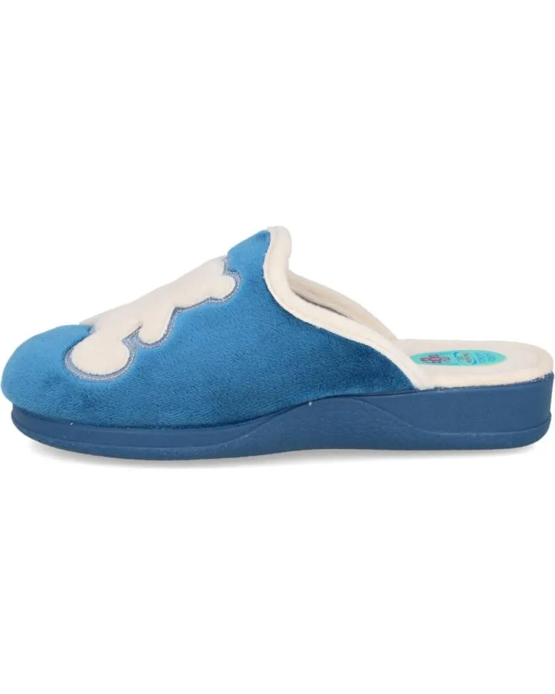 Calzado de casa L&R SHOES  de Mujer NATALIA 8006 ZAPATILLAS DE CASA PARA MUJER  JEANS