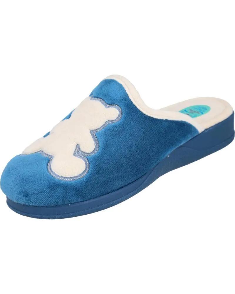 Calzado de casa L&R SHOES  de Mujer NATALIA 8006 ZAPATILLAS DE CASA PARA MUJER  JEANS