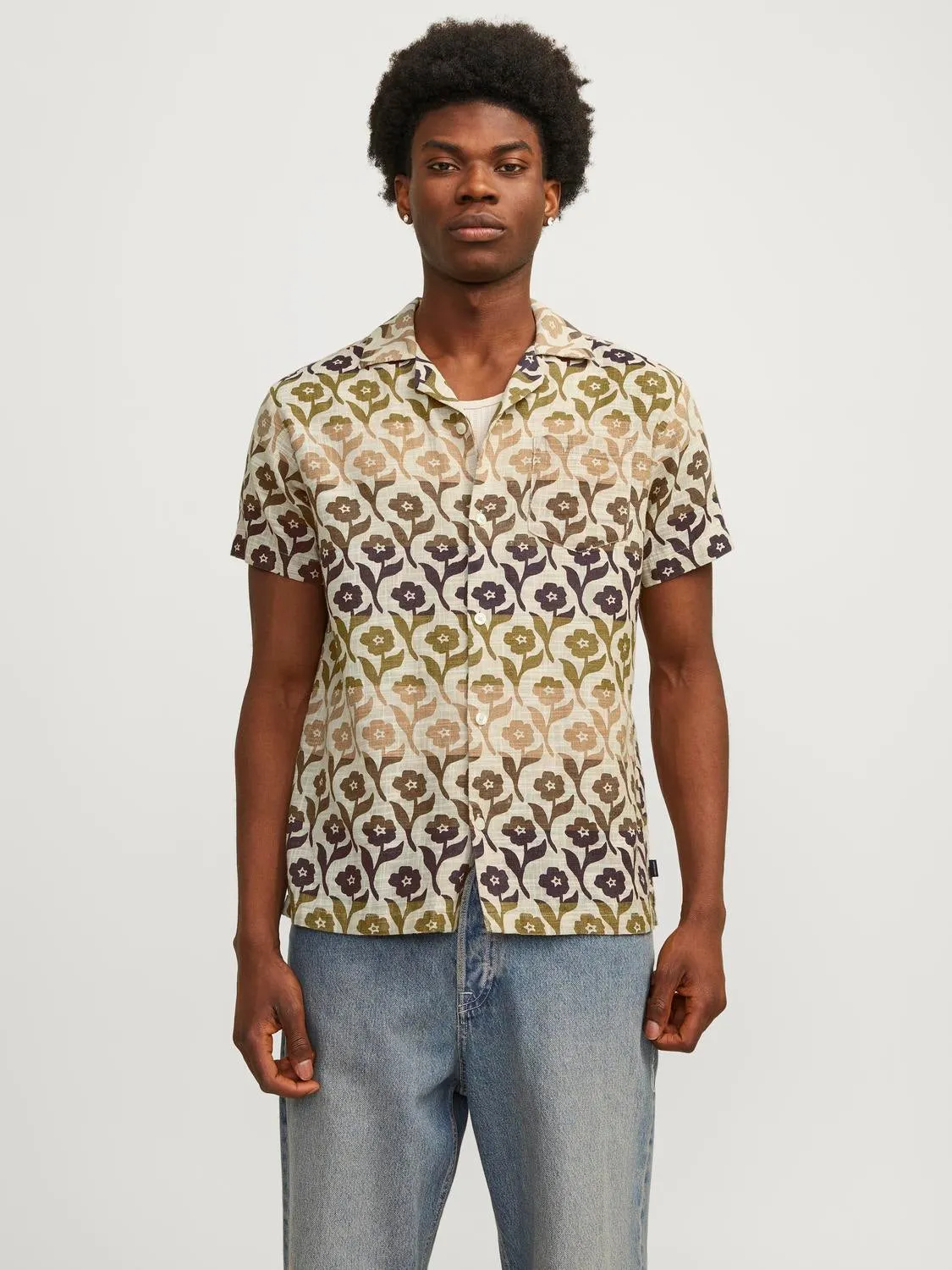 Camisa Corte comfort | Marrón intermedio | Jack & Jones®