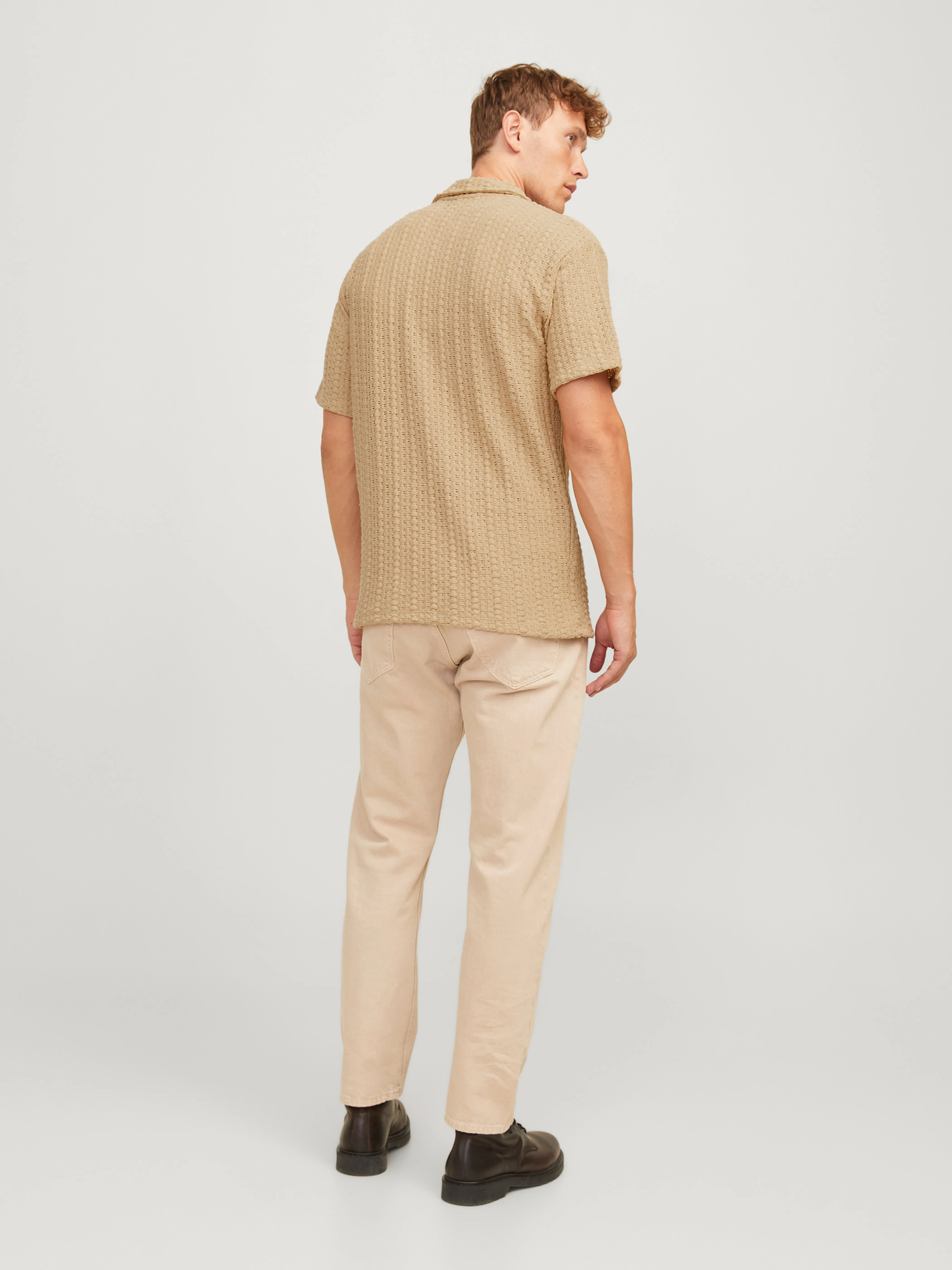 Camisa Corte relaxed | Beige | Jack & Jones®