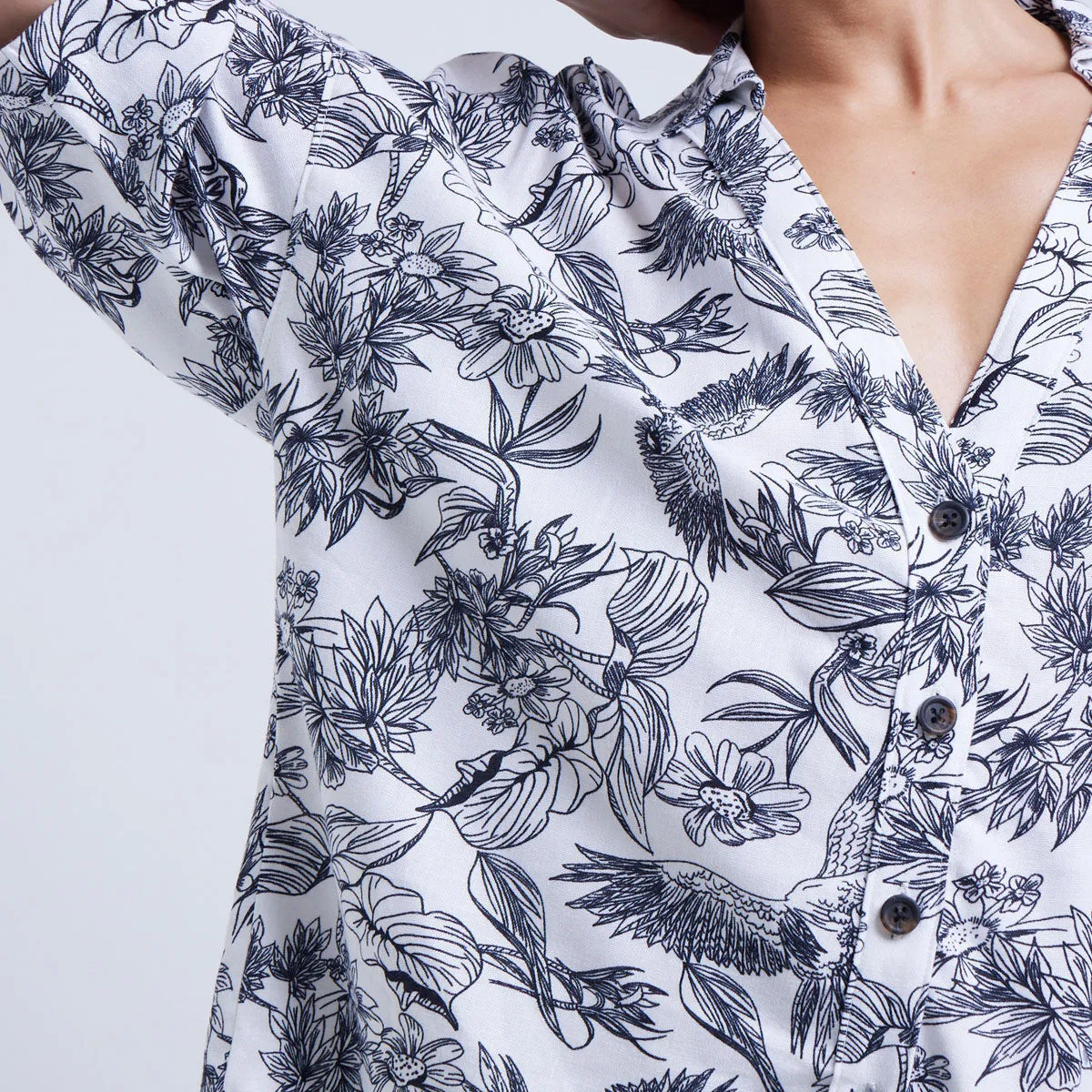 Camisa Manga Corta Estampada