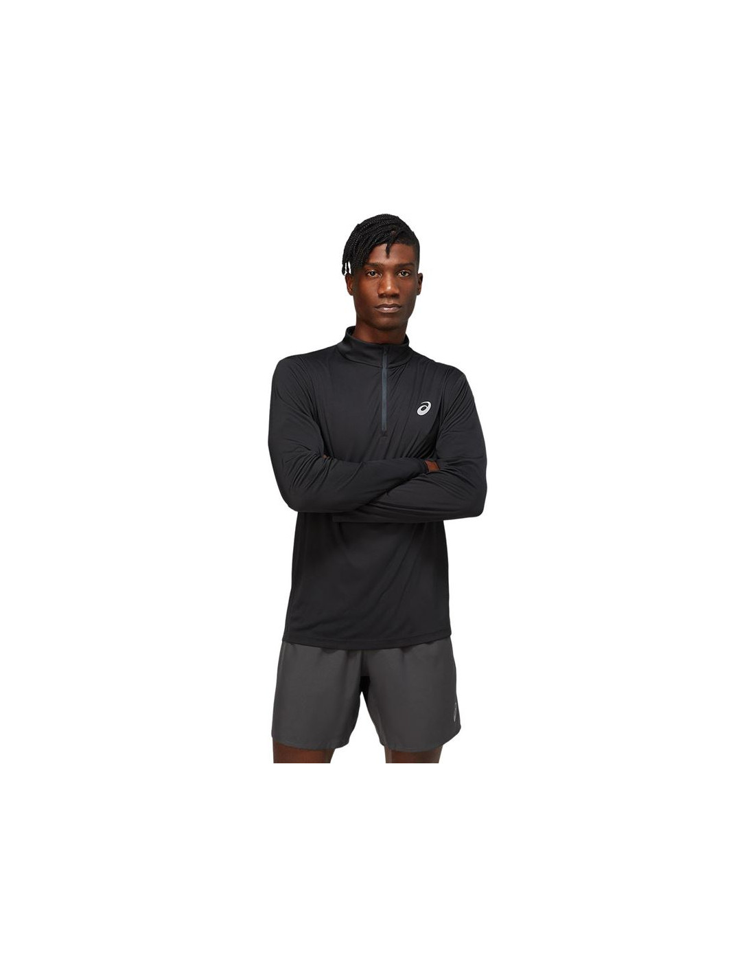 Camiseta Asics Core 1/2 Cremallera M Black