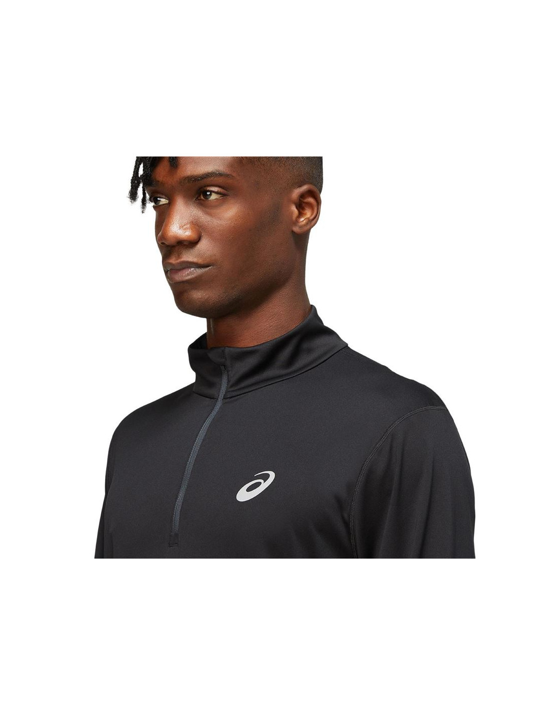 Camiseta Asics Core 1/2 Cremallera M Black