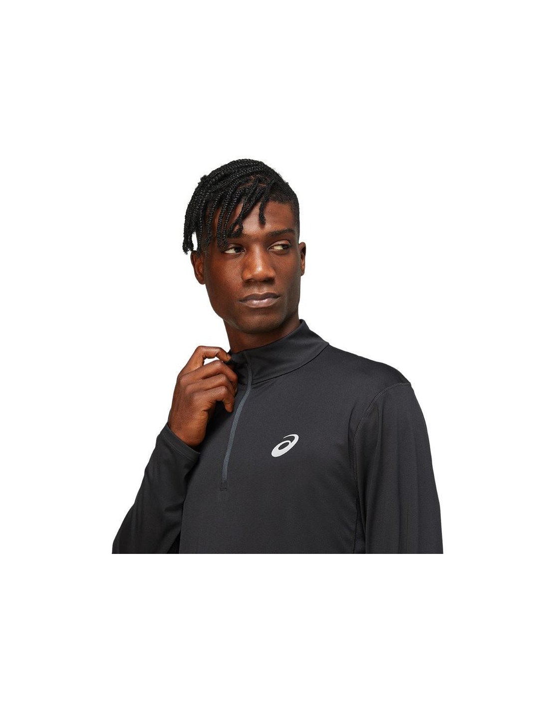 Camiseta Asics Core 1/2 Cremallera M Black