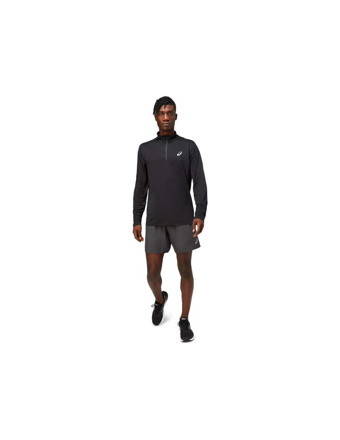 Camiseta Asics Core 1/2 Cremallera M Black