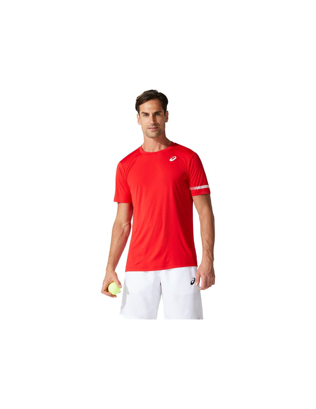 Camiseta Asics Court SS Hombre Red