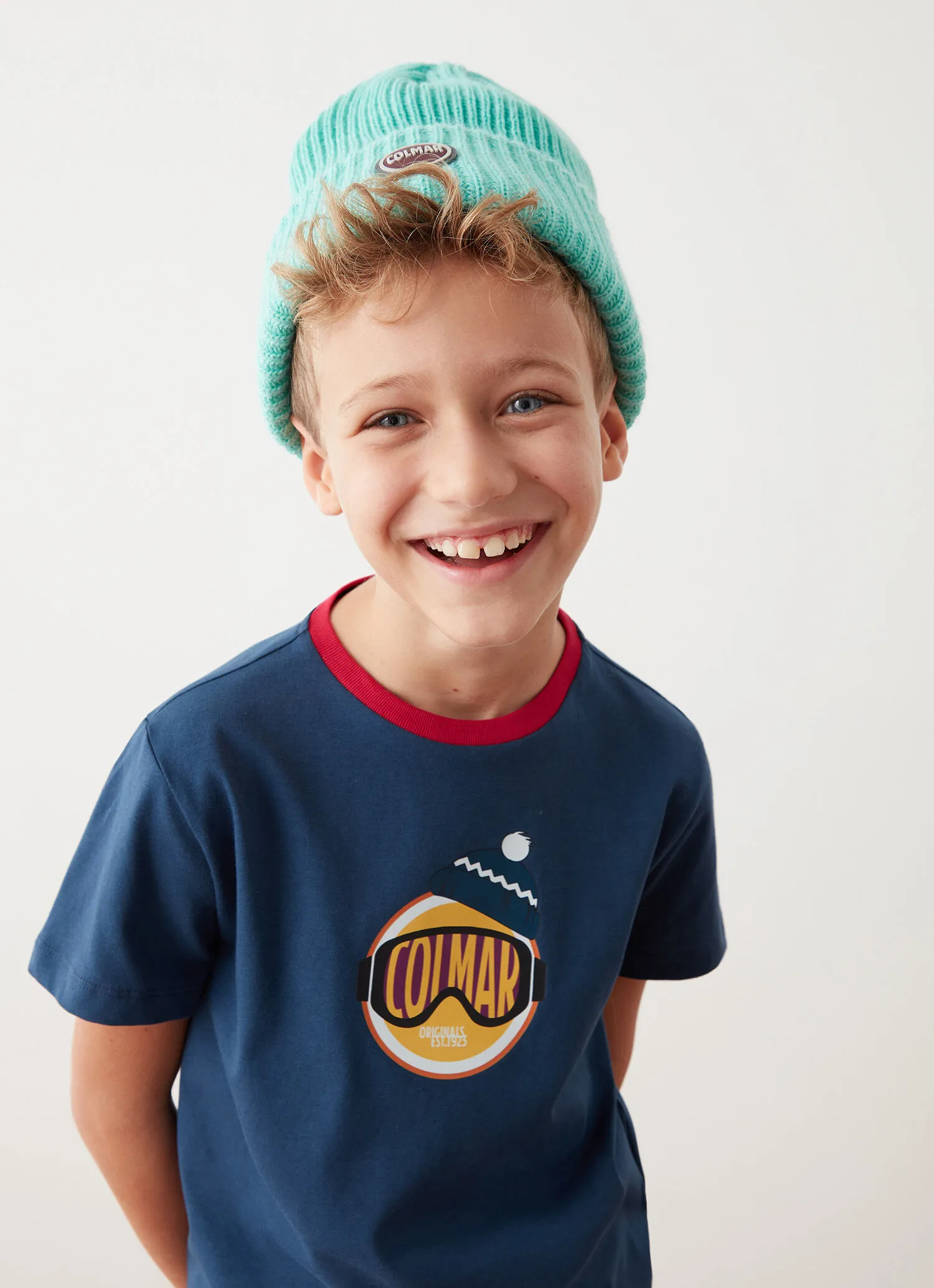 Camiseta con logo 100% algodón