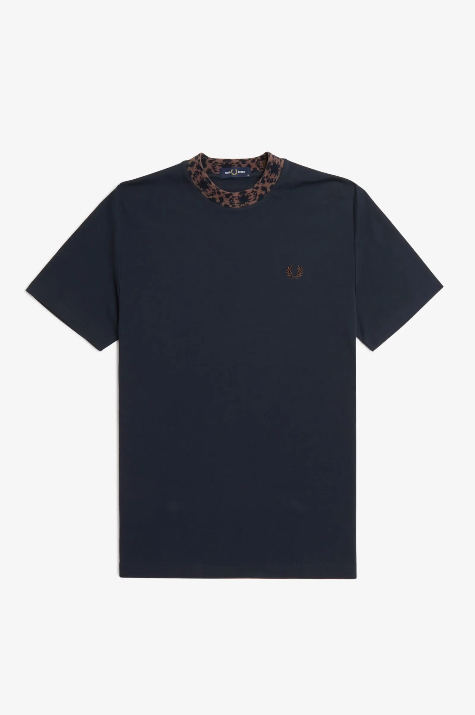 Camiseta con ribete de jacquard