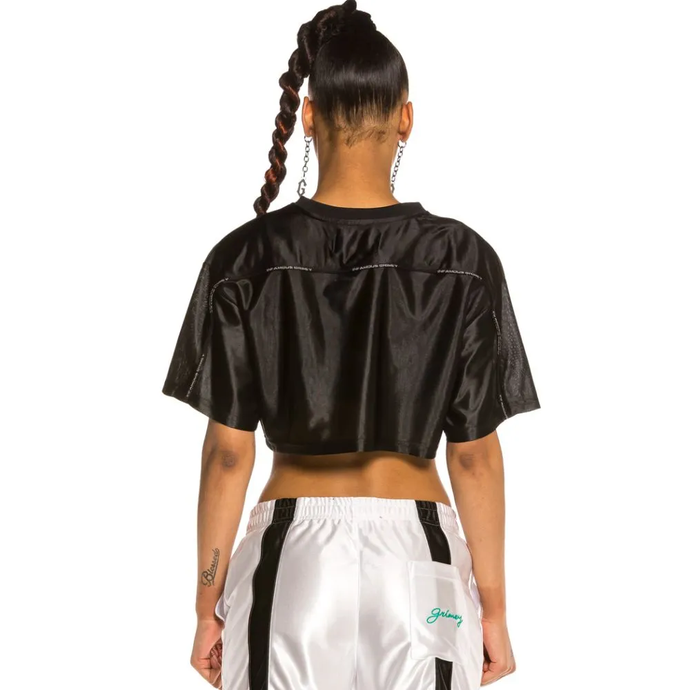 Camiseta Grimey Chica Acknowledge Crop top SS20 Black