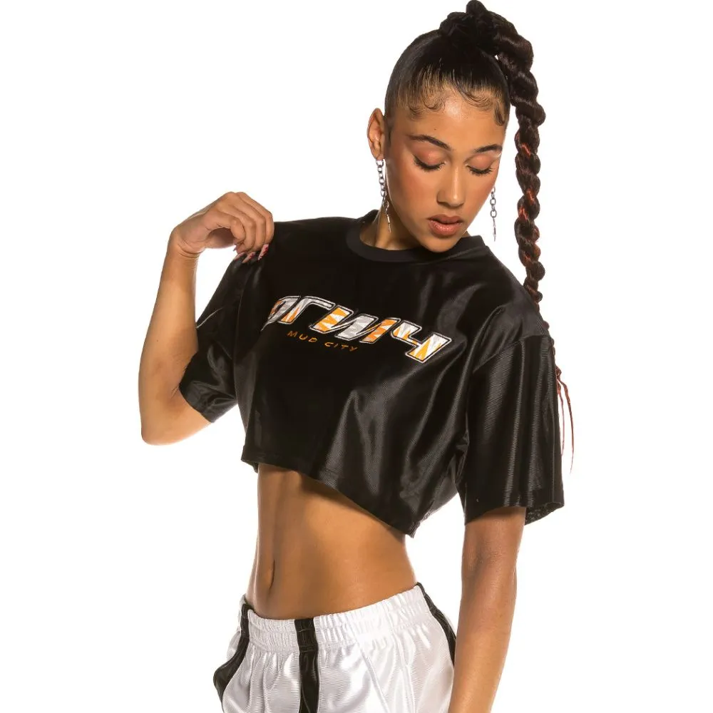 Camiseta Grimey Chica Acknowledge Crop top SS20 Black