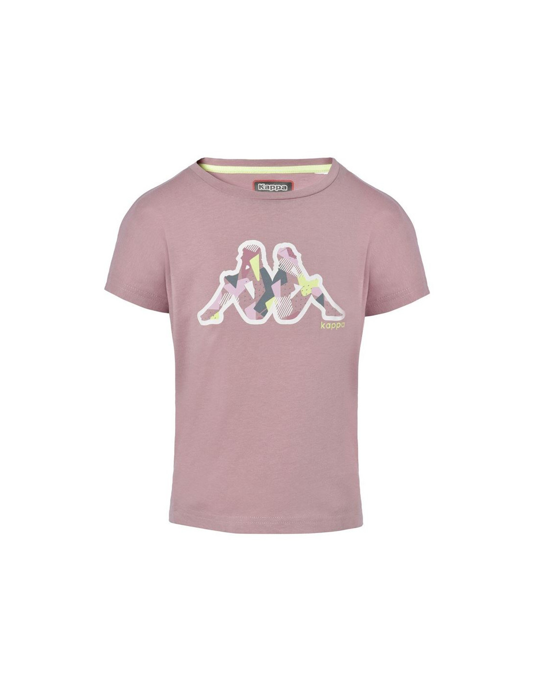 Camiseta Kappa Quissy Kid Jr Pink