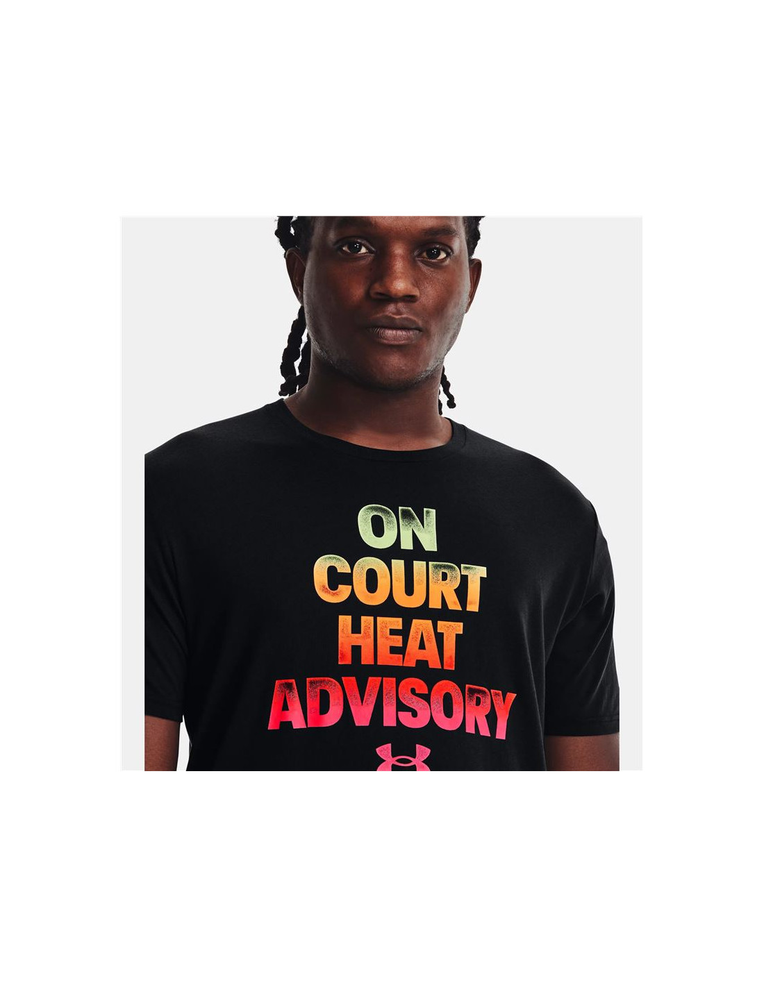 Camiseta manga corta Under Armour Basketball Heat Advisory Hombre Bk
