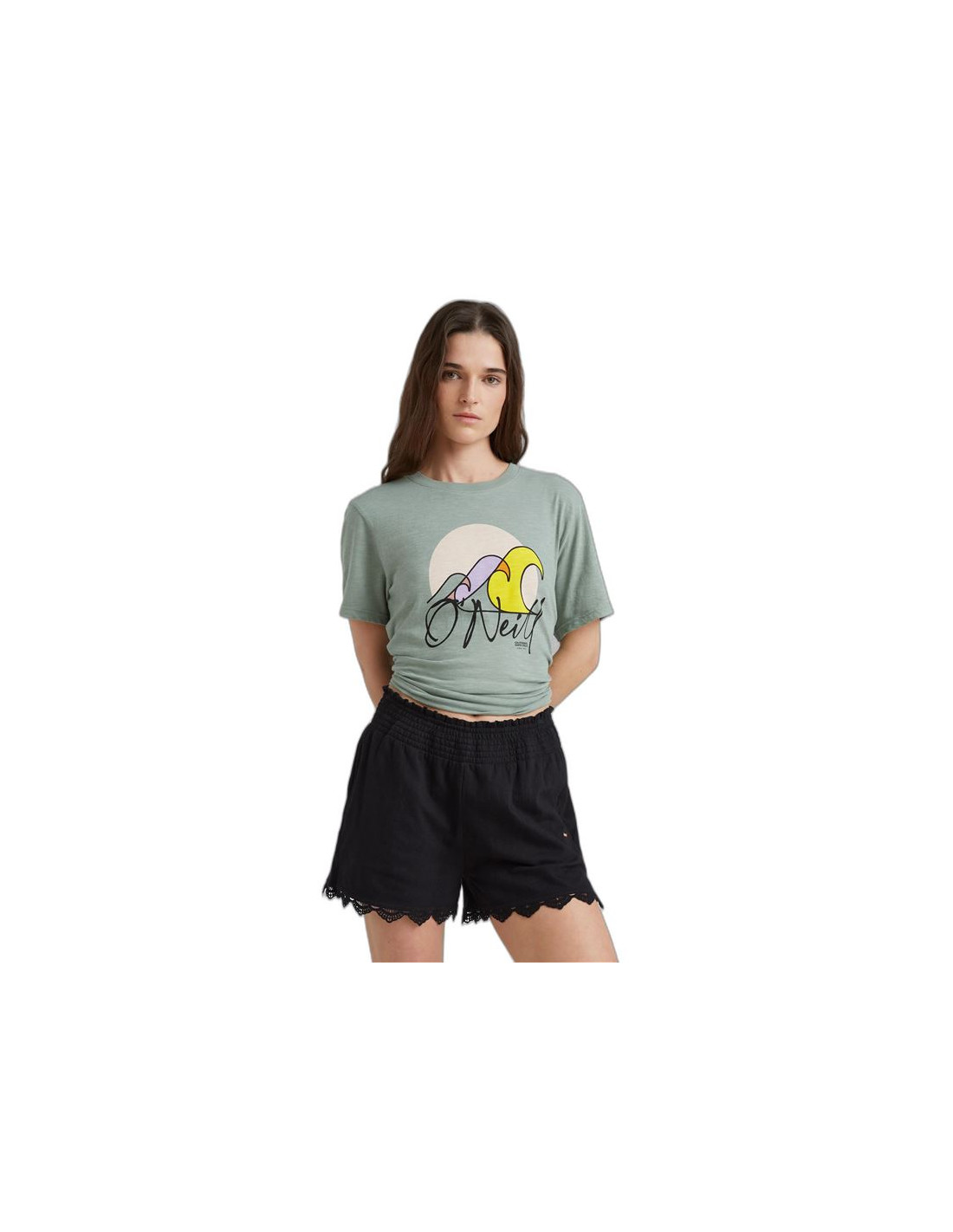 Camiseta O'Neill Luano Graphic Mujer Gris