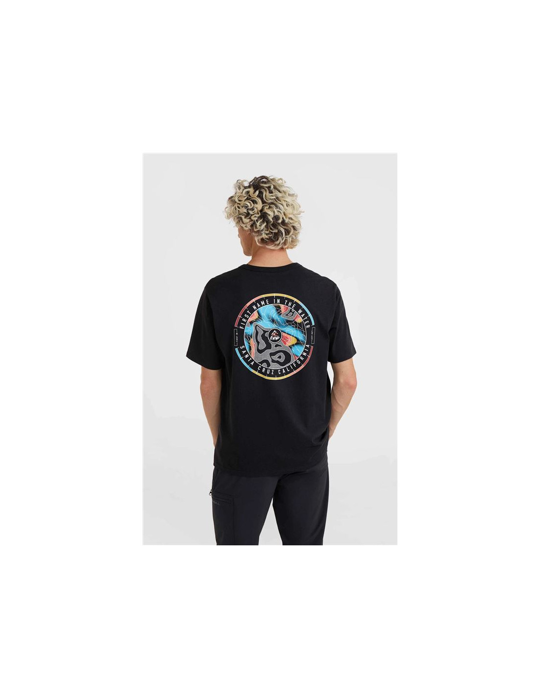 Camiseta O'neill Trvlr Back Print Negro Hombre