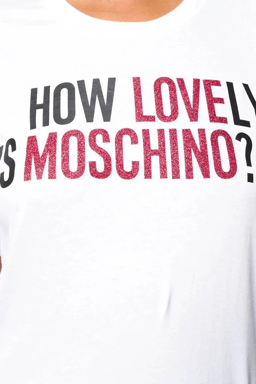 Camiseta para mujer de Love Moschino – W4F152N33876