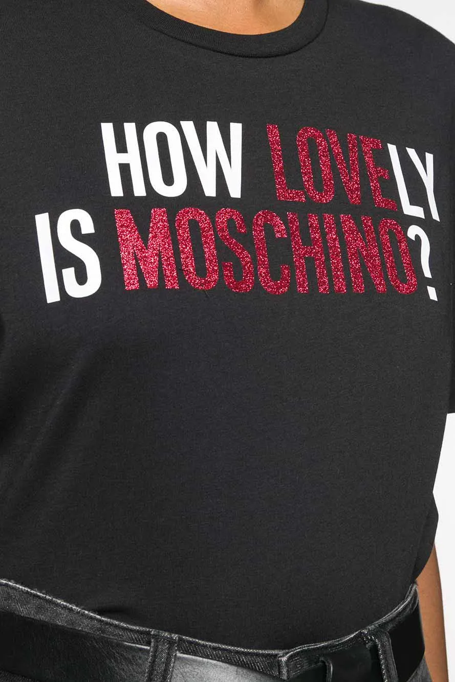 Camiseta para mujer de Love Moschino – W4F152N33876