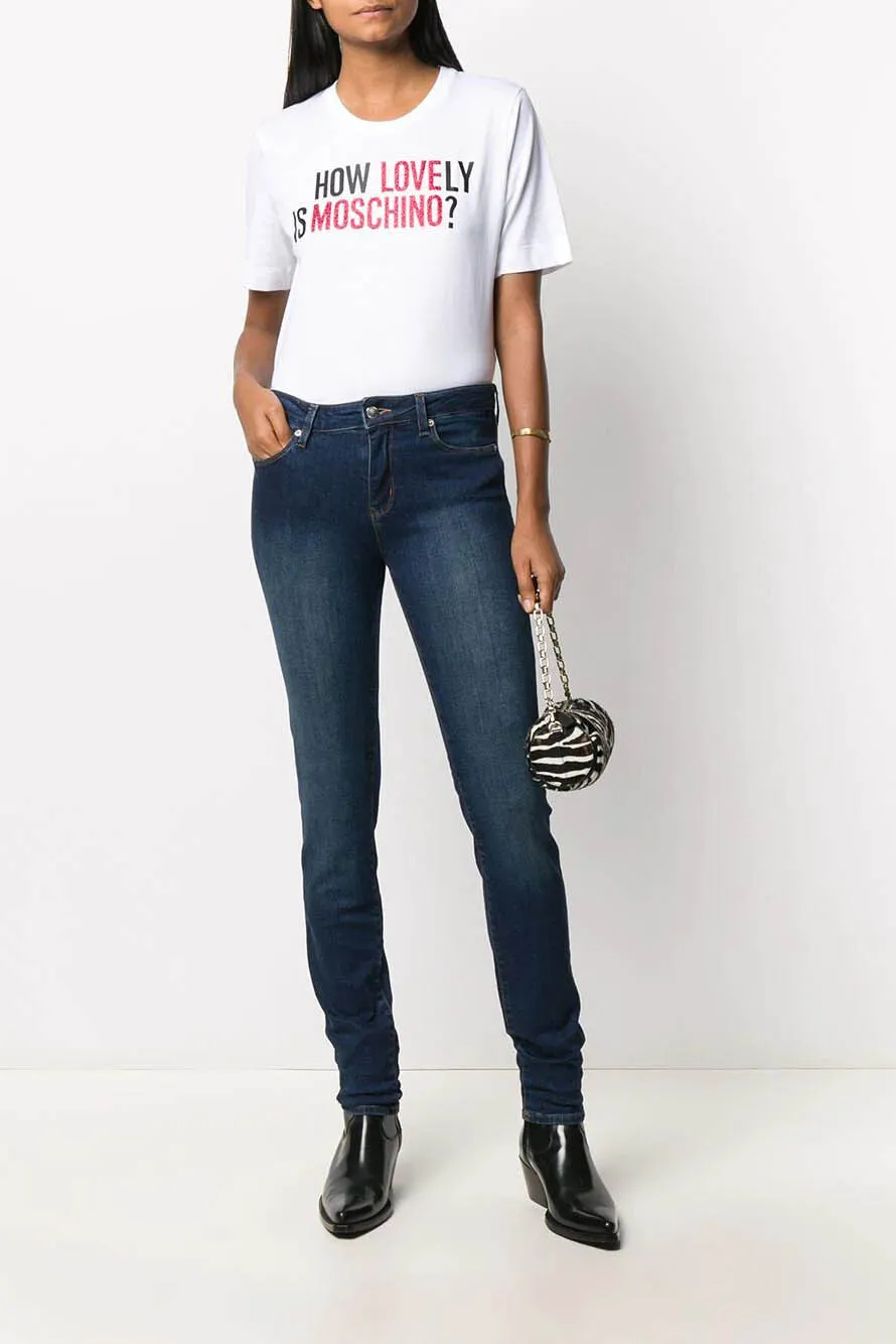 Camiseta para mujer de Love Moschino – W4F152N33876