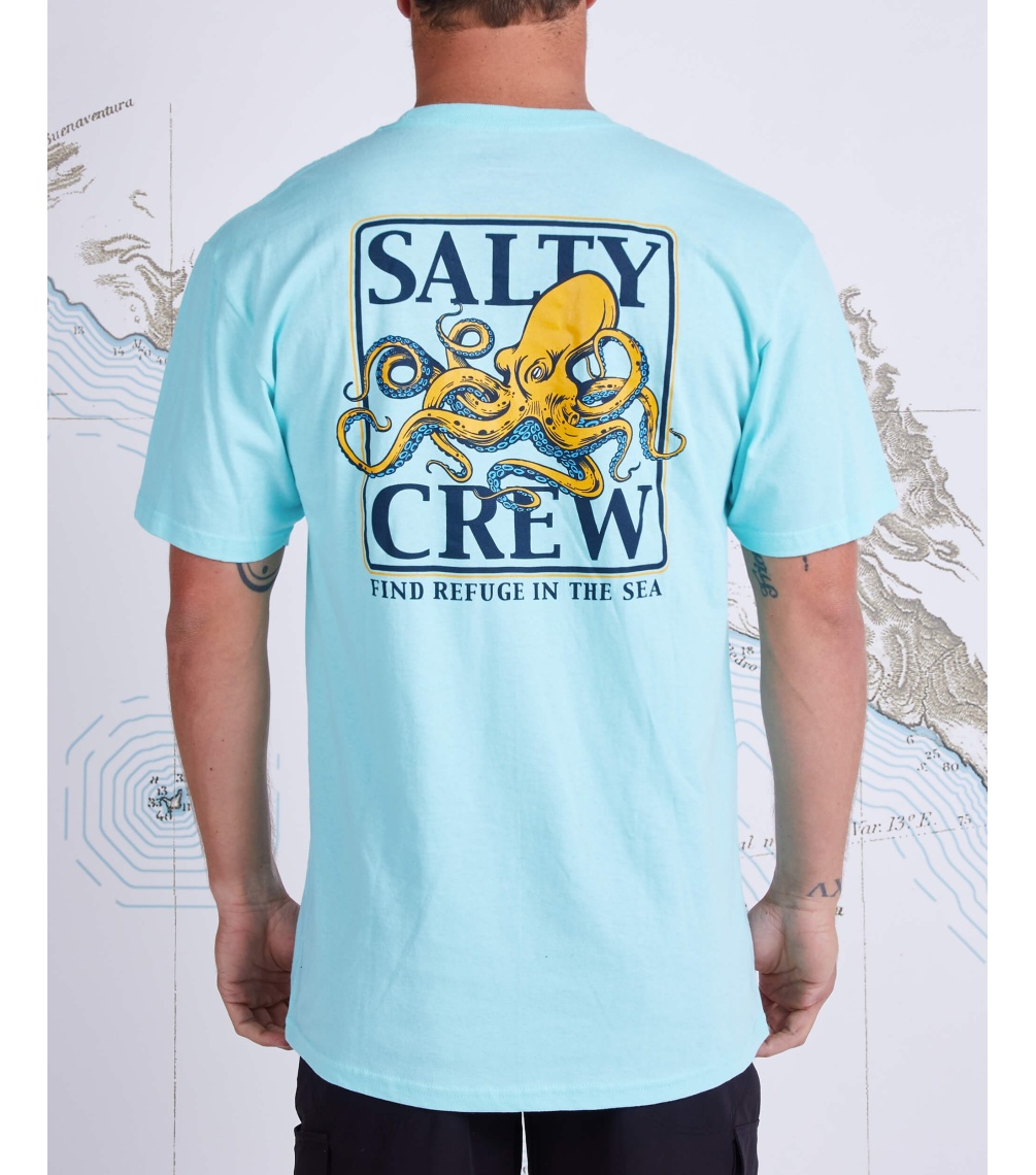 CAMISETA SALTY CREW INK SLINGER STANDARD  SEA FOAM