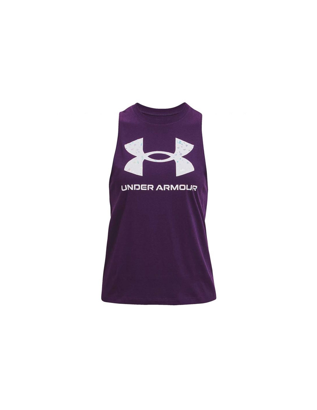 Camiseta sin mangas Under Armour Sportstyle Mujer Purple