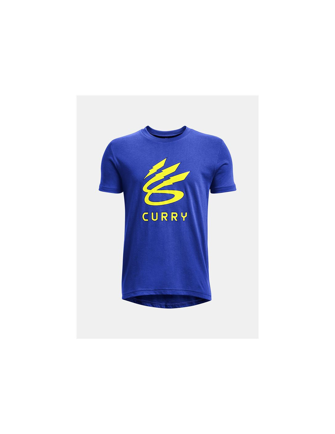 Camiseta Under Armour Curry Lightning Logo Infantil Blue