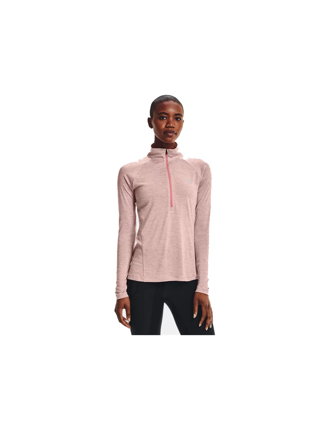 Camiseta Under Armour Tech 1/2 Zip W Pink