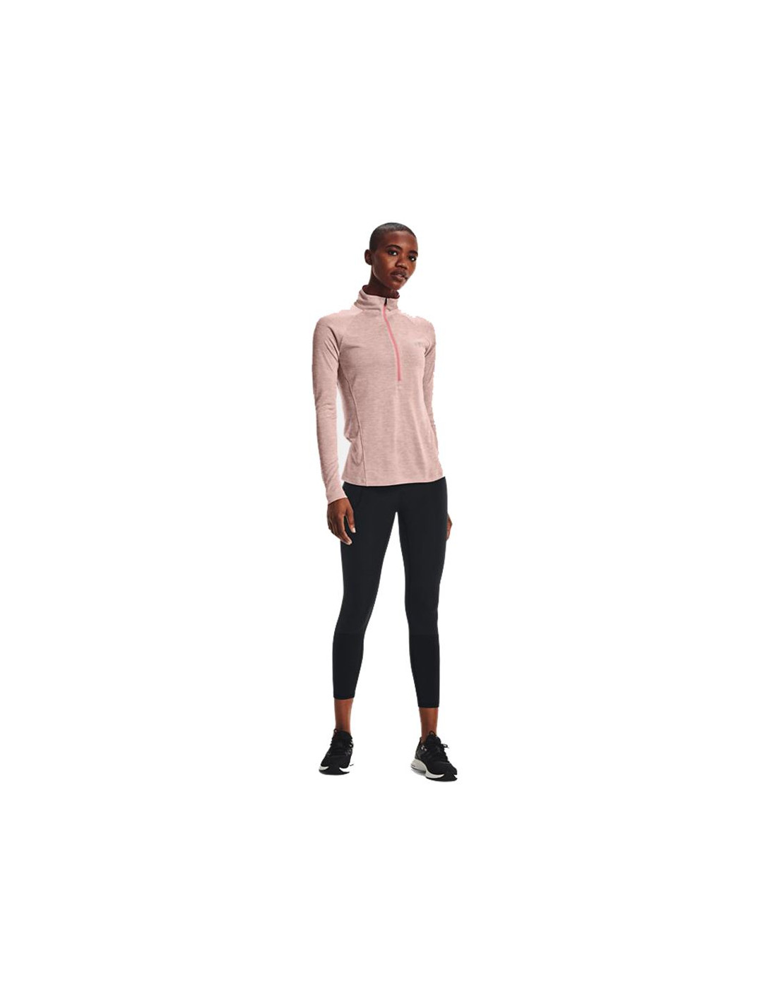 Camiseta Under Armour Tech 1/2 Zip W Pink