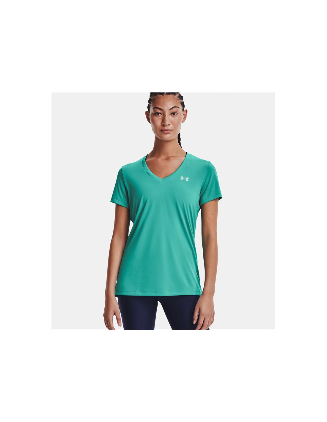 Camiseta Under Armour Tech SSV Solid Mujer Aguamarina