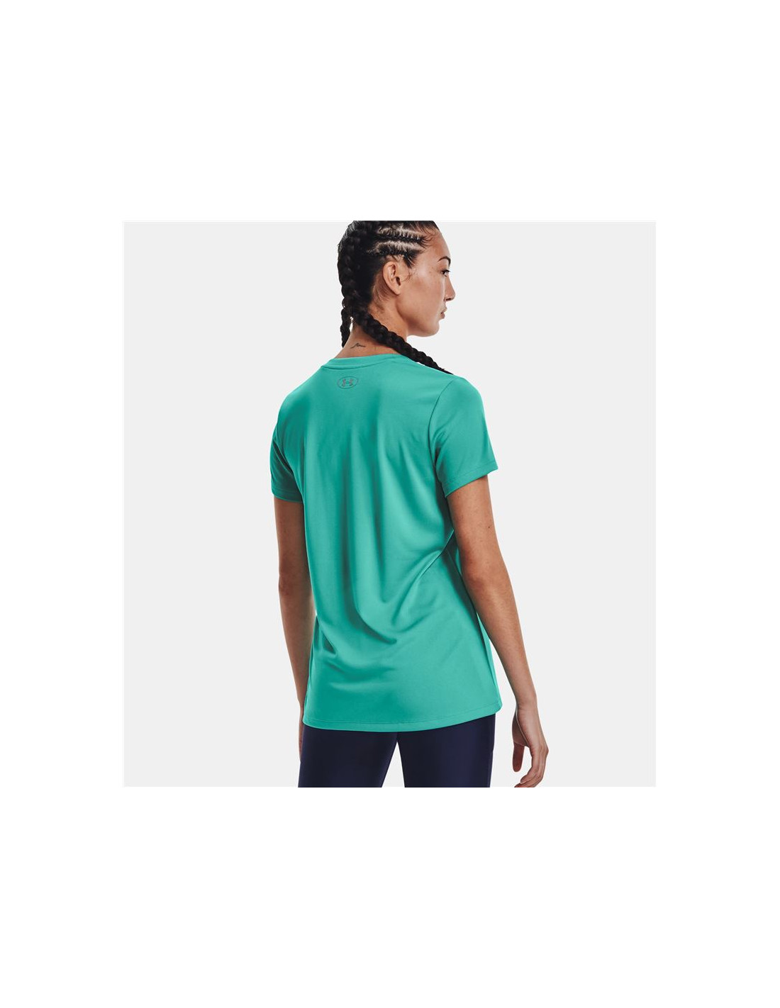 Camiseta Under Armour Tech SSV Solid Mujer Aguamarina