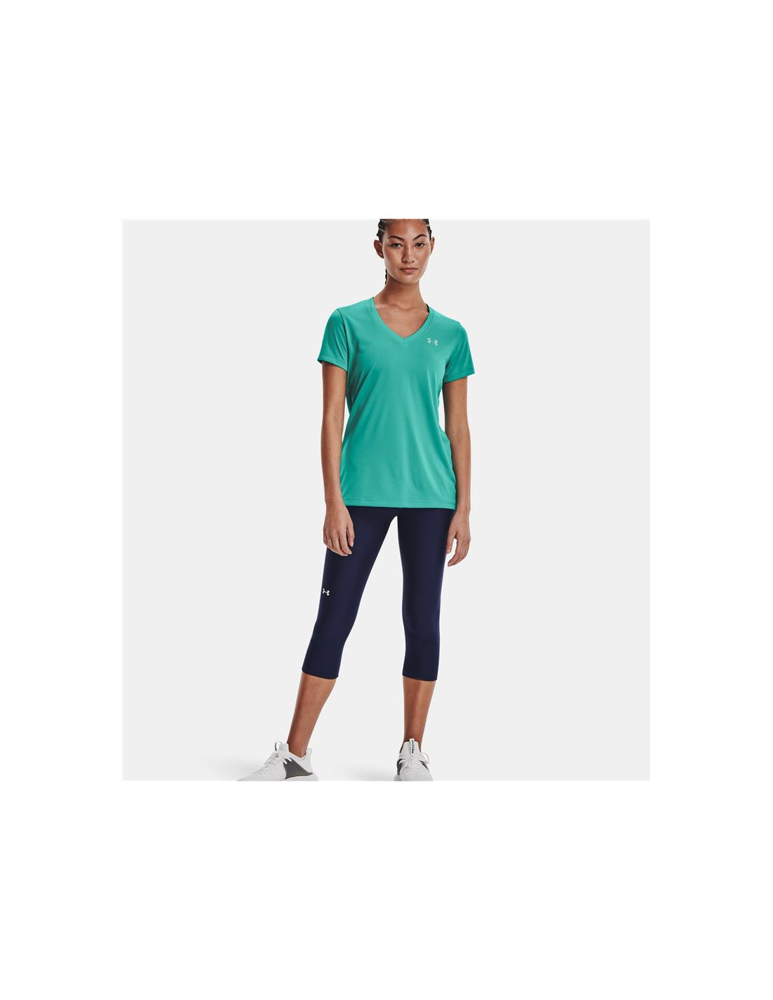 Camiseta Under Armour Tech SSV Solid Mujer Aguamarina