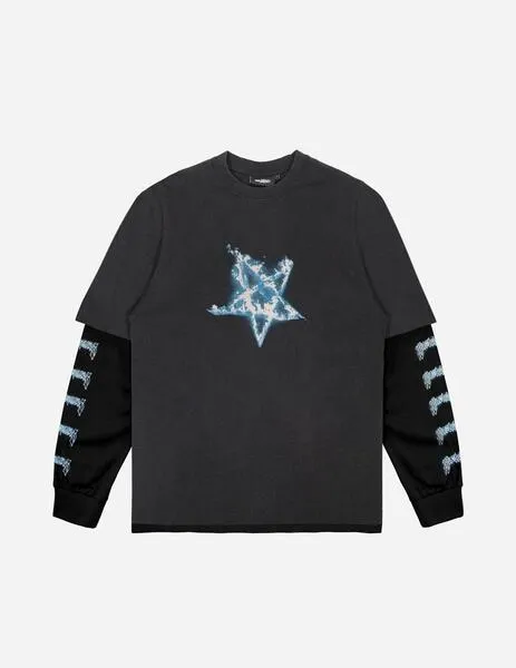 CAMISETA WASTED PARIS AGE CONJURE  FADED BLACK/BLACK