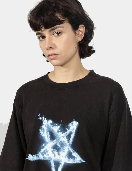 CAMISETA WASTED PARIS AGE CONJURE  FADED BLACK/BLACK