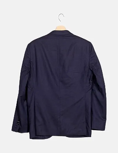 Carolina Herrera Conjunto chaqueta pantalón azul marino
