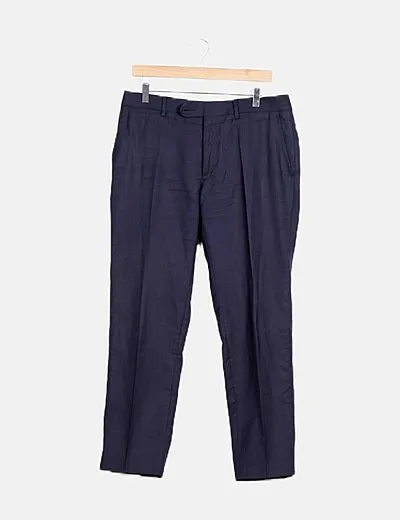 Carolina Herrera Conjunto chaqueta pantalón azul marino