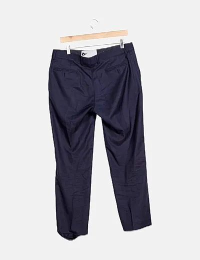 Carolina Herrera Conjunto chaqueta pantalón azul marino