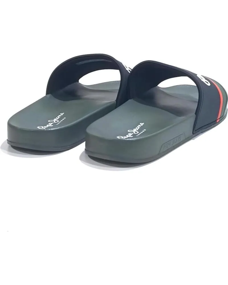 Chanclas de Hombre PEPE JEANS CHANCLAS HOMBRE SLIDER PORTOBELLO PMS70123 VERDE VERDE