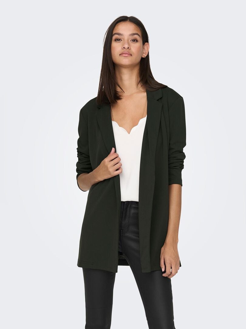 CHAQUETA BLAZER  CAQUI OSCURO
