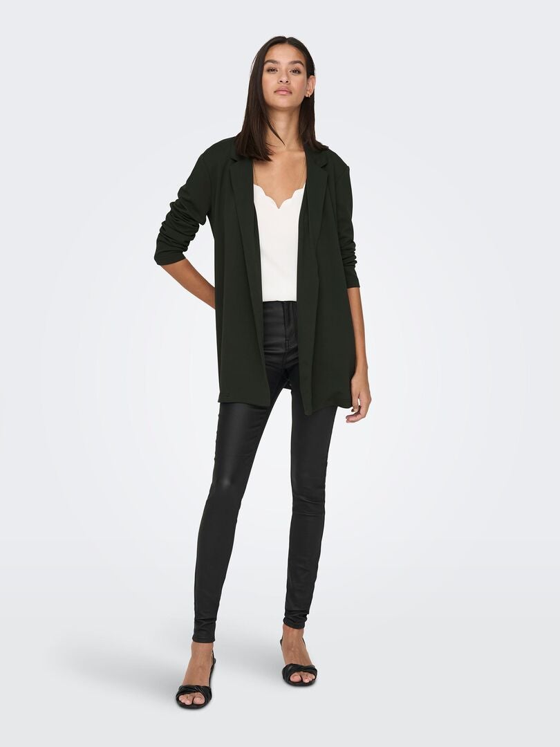 CHAQUETA BLAZER  CAQUI OSCURO