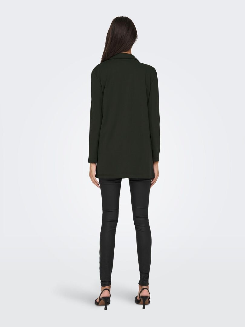 CHAQUETA BLAZER  CAQUI OSCURO