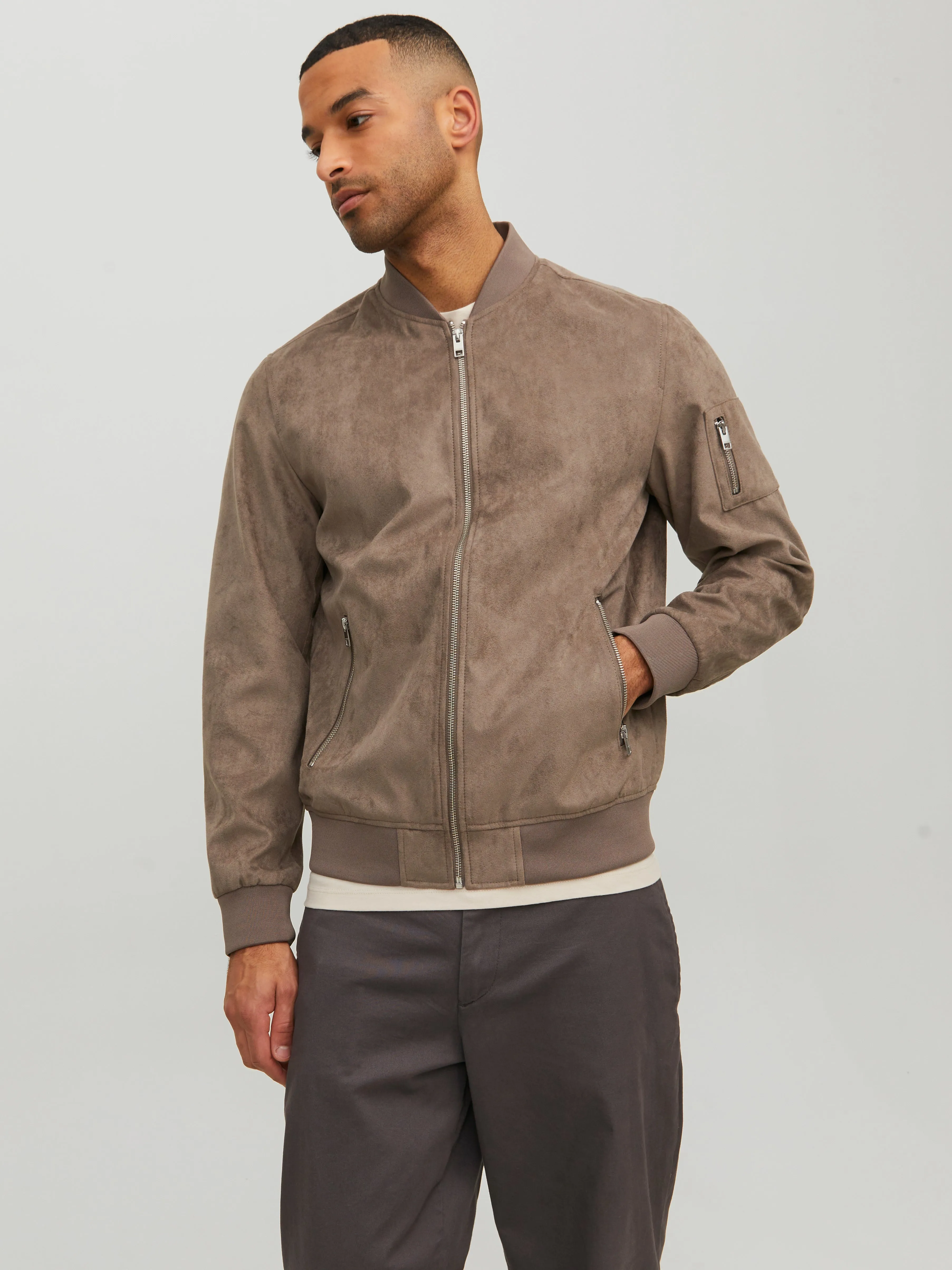 Chaqueta bomber | Marrón oscuro | Jack & Jones®