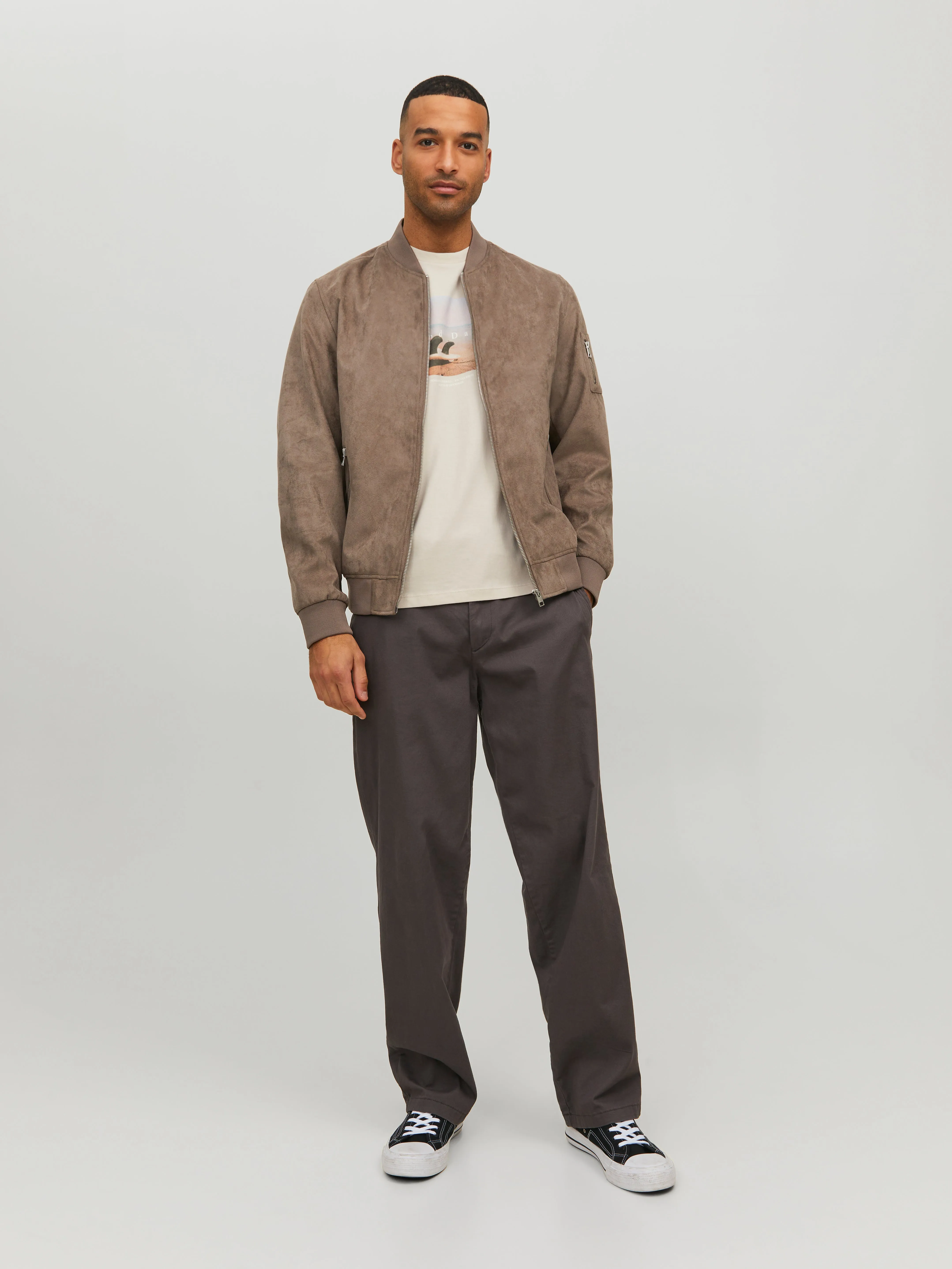 Chaqueta bomber | Marrón oscuro | Jack & Jones®