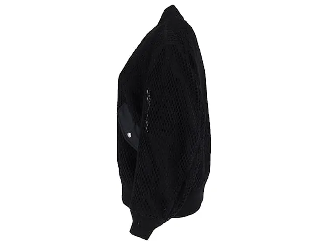 Chaqueta bomber con cremallera completa Alexander Wang en sintético negro 