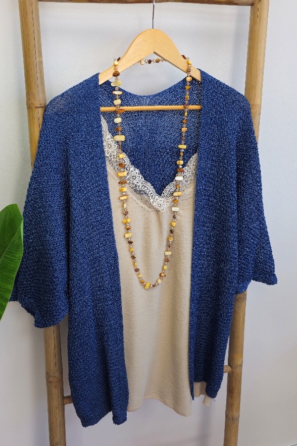 Chaqueta Calada Denim