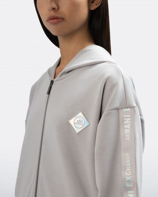 Chaqueta con capucha Armani Exchange 3RYM71 Gris