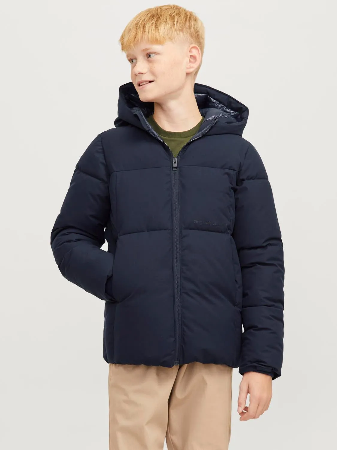 Chaqueta corta acolchada Junior | Azul oscuro | Jack & Jones®