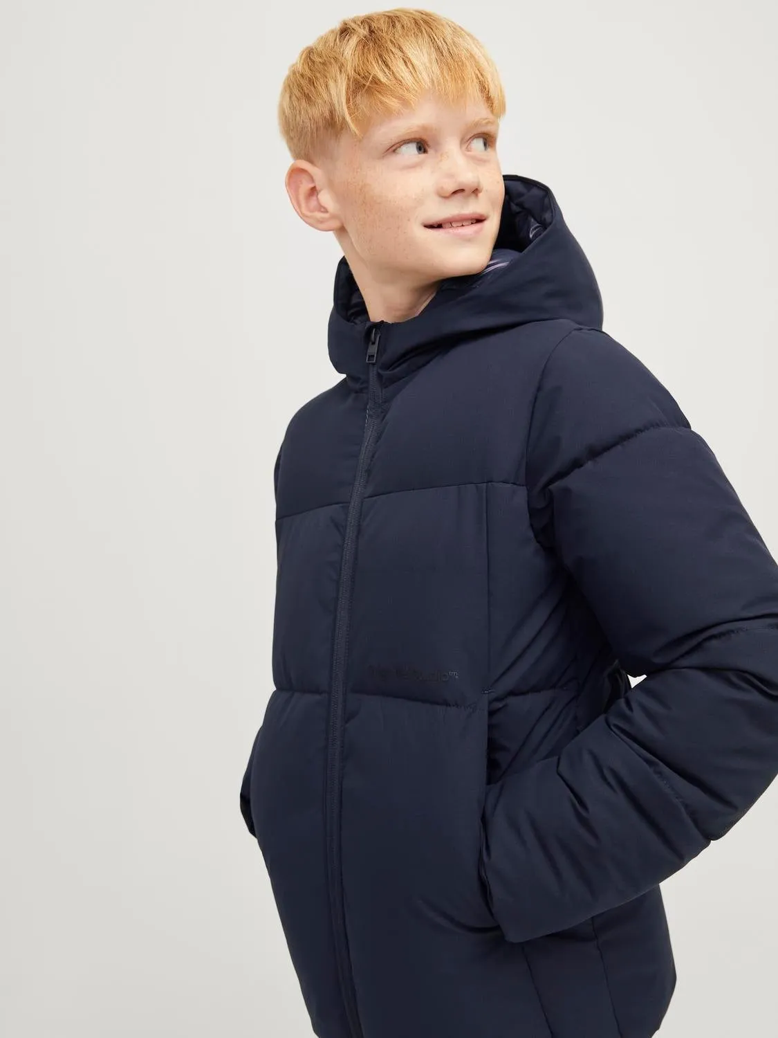 Chaqueta corta acolchada Junior | Azul oscuro | Jack & Jones®